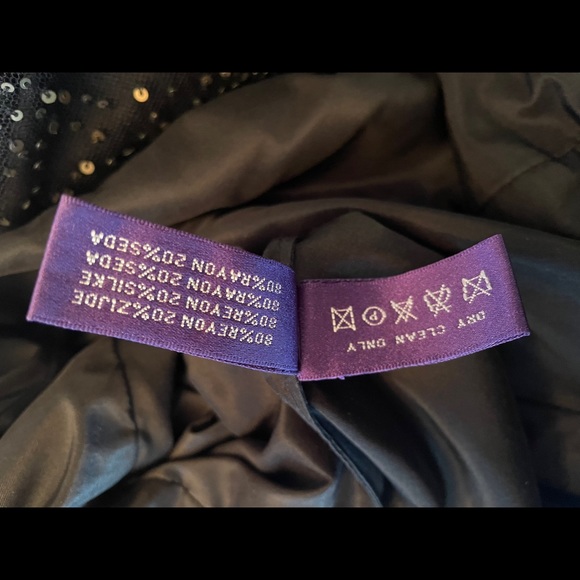 Raulph Lauren Purple Label Black Bustier Dress - Picture 16 of 16